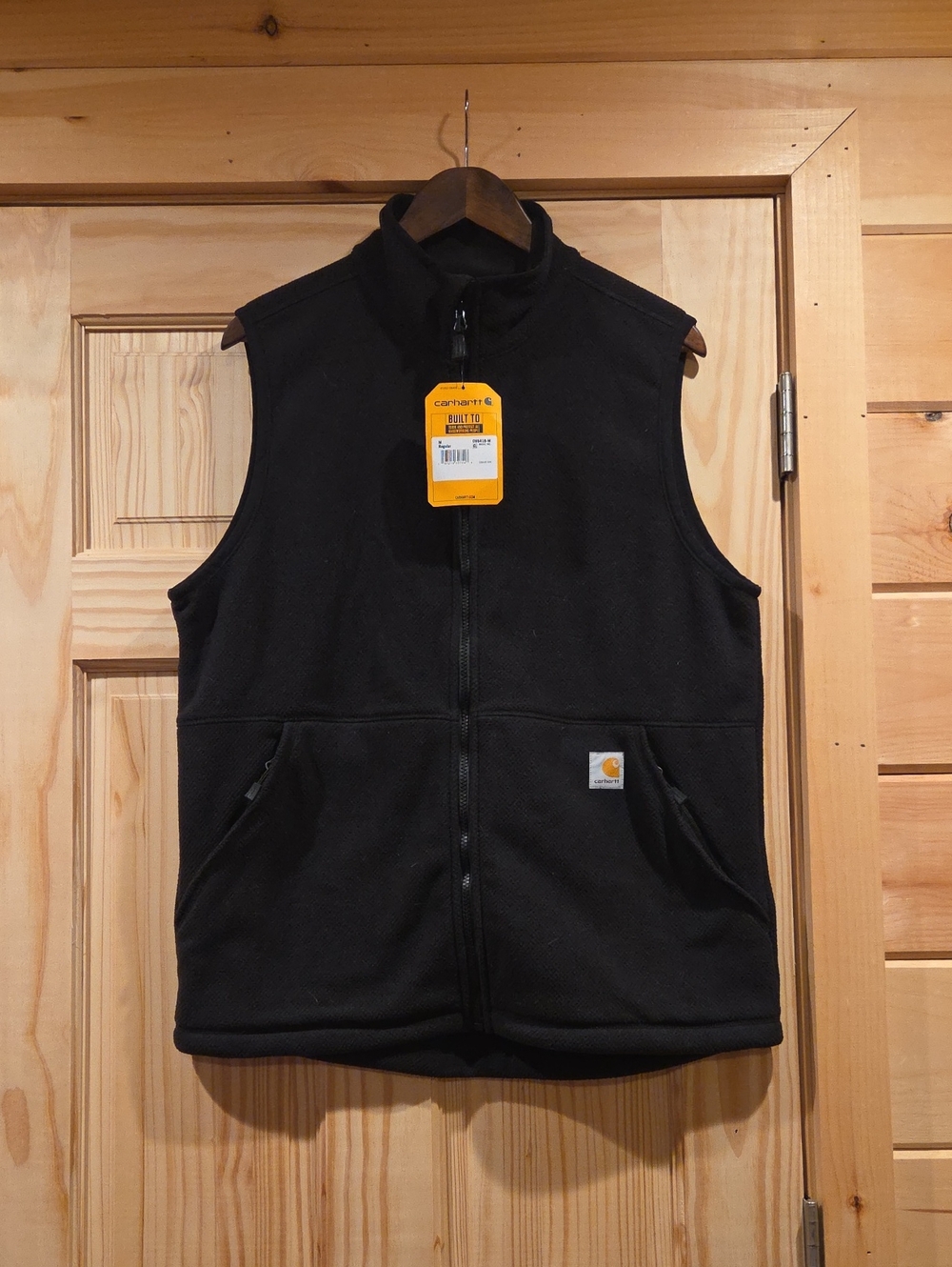 carhartt|textured fleece vest|medium